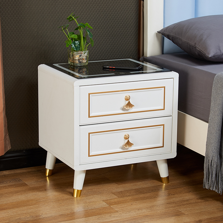 Smart bedside table simple modern nordic wind ins mini small creative multifunctional storage cabinet bedside cabinet