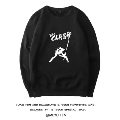 The Clash英伦摇滚乐队冲撞乐队london Calling卫衣外套衣服