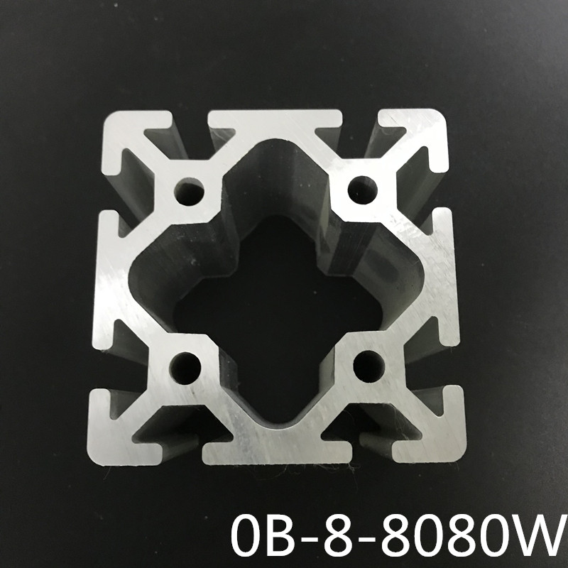 8080D heavy aluminium alloy assembly line profiles large equipment cross beam frame 8080W trough 8 2 wall thickness 4 5mm