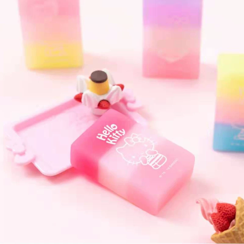 Hello kitty, мультяшный детский ластик для учеников, канцелярские товары, подарок на день рождения
