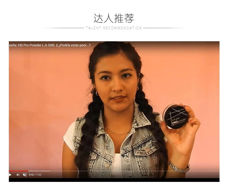 Cô gái Los Angeles L.A. la girl lỏng phấn phủ HD Pro HD phấn trang điểm kiểm soát dầu lâu trôi - Quyền lực phấn phủ becca