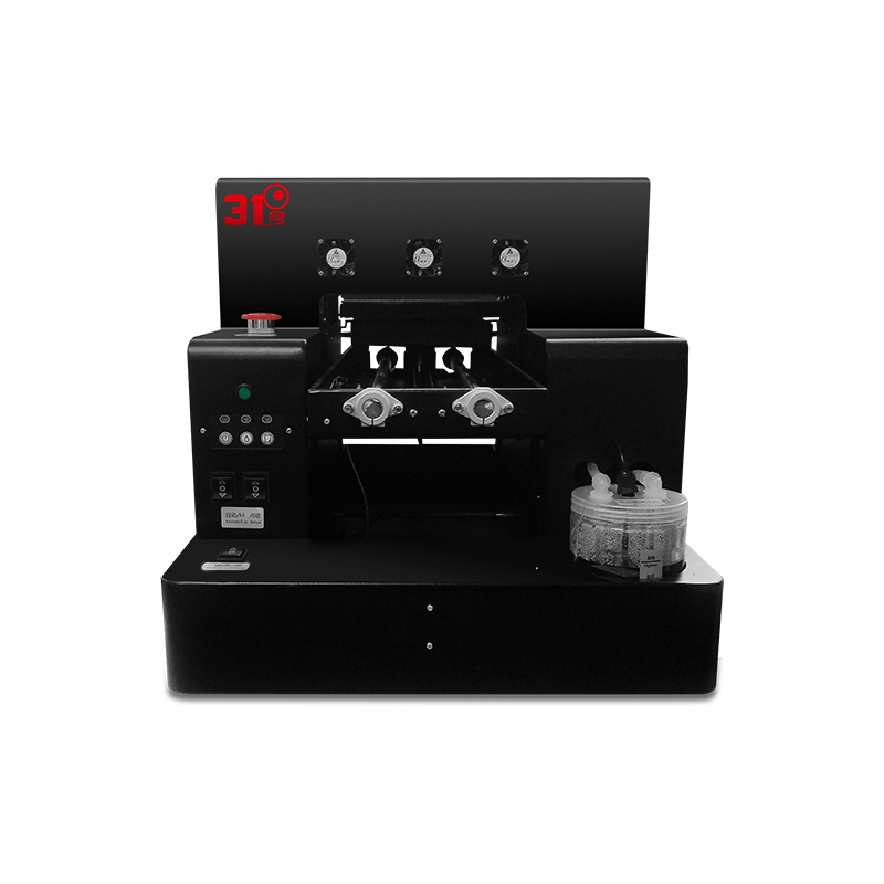 31 Degree A4 Small Uv Printer for Phone Cases, Acrylic, Pvc, Glass, Cylindrical Fully Automatic Inkjet Printing Equipment