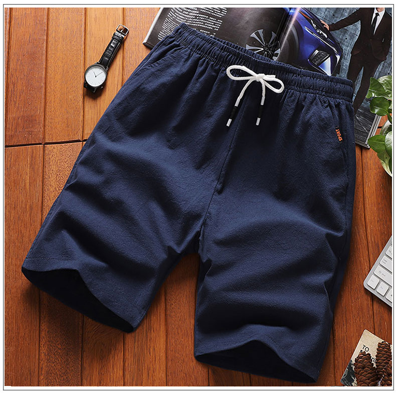 Quần short nam mùa hè quần âu nam năm quần nam bảy quần lỏng quần đi biển xu hướng quần lớn quần jean nam ống rộng