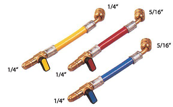 GUS with ball valve pressure rubber pipe joint R410 rubber pipe with valve refrigeration ball valve 