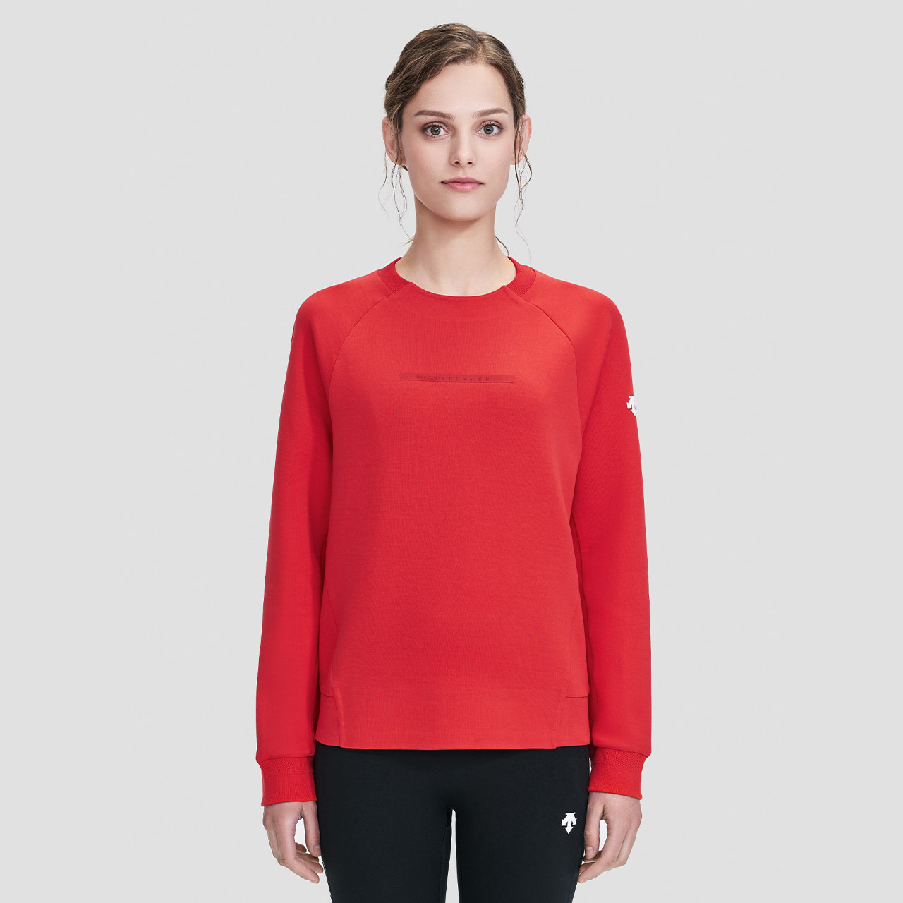 DESCENTE di Sante sports casual women's knitted covered head casual blouses spring new