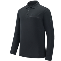 DESCENTE DUALIS urban commuter mens long-sleeved POLO shirt