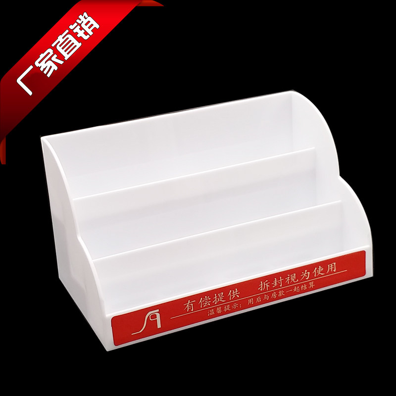 Hotel Room 3 floors plastic transparent health products display adult fauna products exhibition shelf