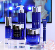 The key to L Eureens tight plastic pull suit blue sets new upgrade compact anti-crease cosmetics official web