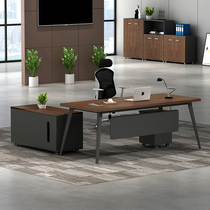 Boss Desk Office Furniture Brief Modern Plate Big Bandae President Desk Manager Table Manager Table Owner Desk Chair