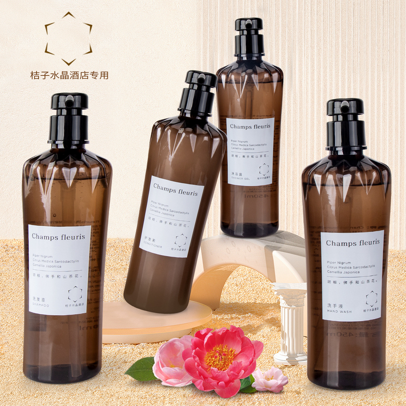 Champs Fleuris Pepper Bergamot Camellia Scented Shampoo Conditioner Moisturizing Shower Gel Hand Soap