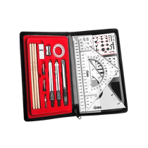 Engineering Work Map Mapping Drawing Bag Special Tinword Ruler Composition Kit Practical College Student Architecture Mechanical Tuology Design Chemical Professional Cad Painted Tuxus Compass Instrument Scale Gauge Suit