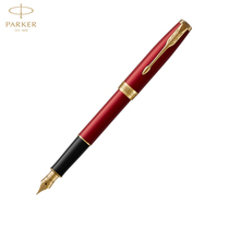 PARKER Parker pen Zuo Er Ruby red gold clip ink pen Business high-end adult birthday gift