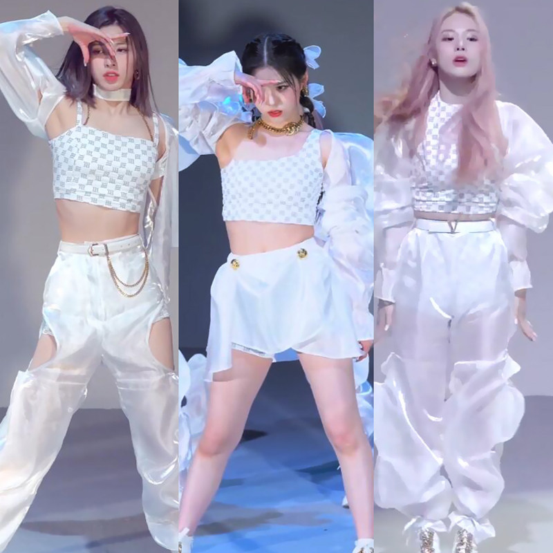 女孩们的舞台梦想:韩舞KPOP打歌服,让你闪耀全场 -哺乳吊带-淘宝百科网