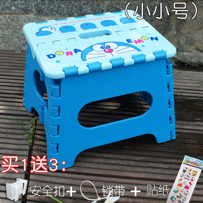 Economical children's folding stool Plastic portable home chair Mini outdoor bench Maza saves space