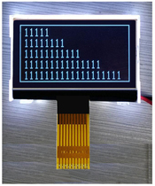 LXin electronic 12864L1 black background white dot matrix LCD LCD display COG12864 3 3V