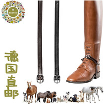 German direct mail new fine craftsmanship ultra high gear Italy genuine leather Spurs with advanced solid colour buckle width 12 length 45