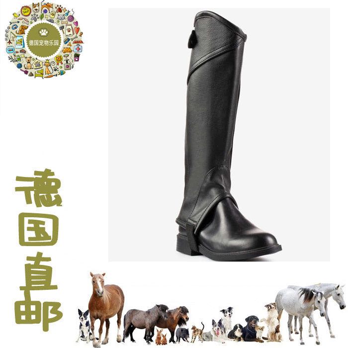German direct mail children's leather equestrian leggings fastened wear-resistant and durable comfortable riding non-slip high safety standards