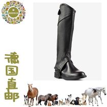 German direct mail childrens genuine leather equestrian leggings fastening wear-resistant durable comfortable horse riding non-slip high safety standards
