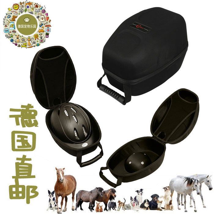 German Direct Mail Equestrian Sturdy Interior Solid Helmet Pack Microfiber Rubber Padded Handle