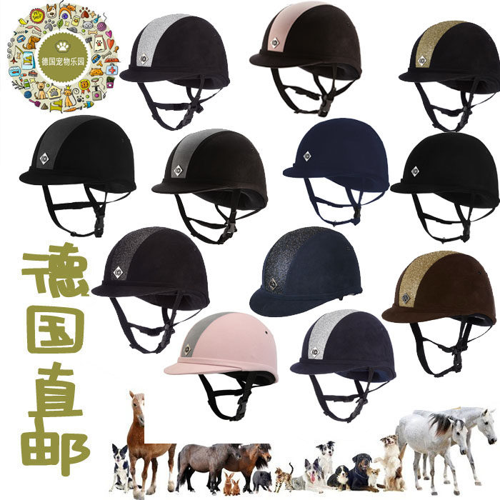 German Direct Mail Upscale Royal Charlie Adjustable Apply Wide Flat Head Type Multiple Stable Riding Equestrian Safety Helmet Obstacle