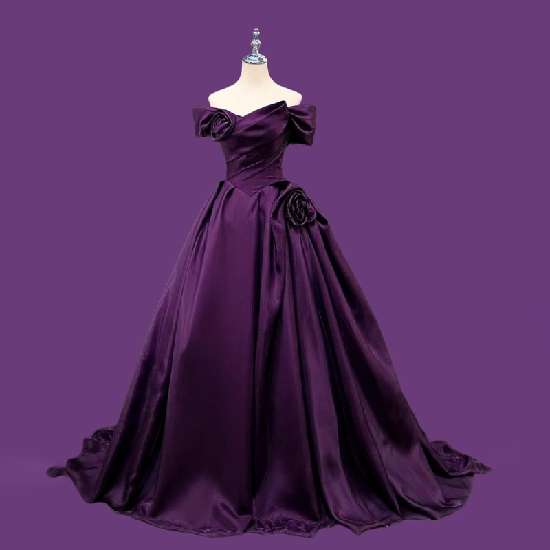 One-Shoulder Evening Dress 2026 New Style High-End Host Light Luxury Niche Adult Solo Performance Exam Dress