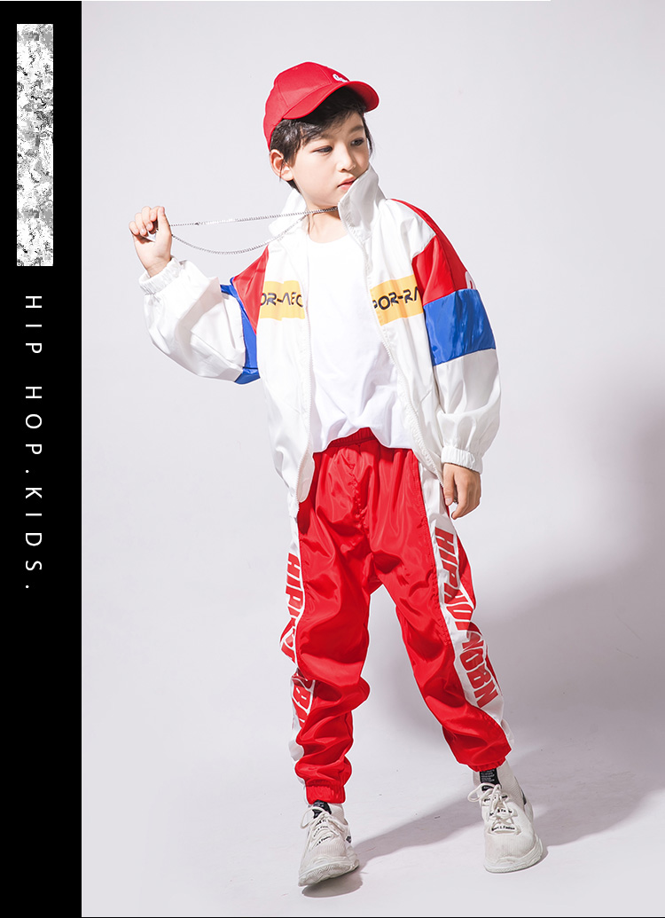 Bộ đồ khiêu vũ đường phố cho bé trai hip hop triều mùa thu Quần áo trẻ em hiphop Áo khoác hàn quốc đẹp trai đầm đẹp cho be gái 7 tuổi