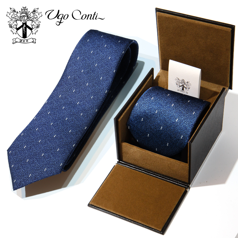 UGO スターリー オリジナル シルクネクタイ メンズ ノットフリー ファスナー ビジネス 彼氏 誕生日プレゼント 軽い 高級