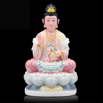White Marble Statue of Nuwa, the Goddess of Creation, the Mother of the Earth, and the Female Ruler of the World, for Home Use