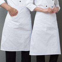Chef apron half-body Hotel restaurant kitchen chef chef rear kitchen waterproof apron short chef waist male