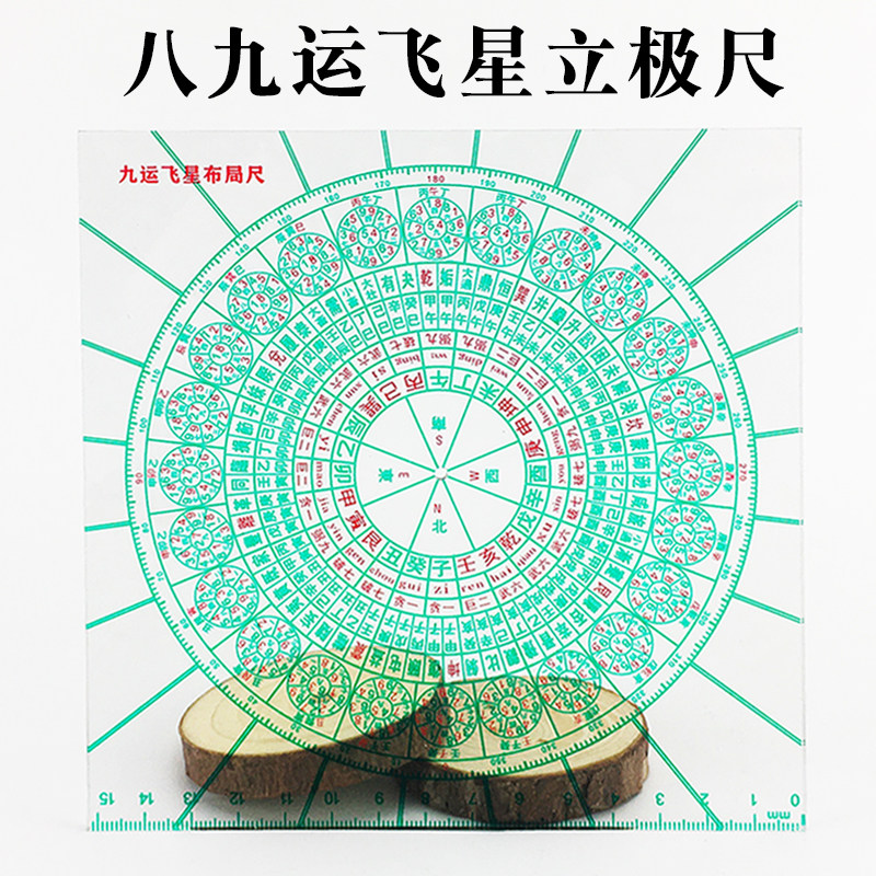 Li Guoming 89 Express Altitude Ruler's high-precision compass layout tool transparent thickened positioning ruler