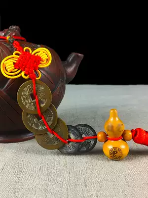 Five emperors copper coins carry copper coins antique coins living room entrance bedroom office door to door car pendant