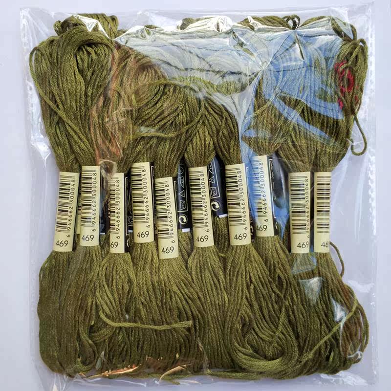 Cross stitch number 469 embroidered line 1 branch 8 m embroidered thread embroidered line embroidered wire cross stitch wiring pp