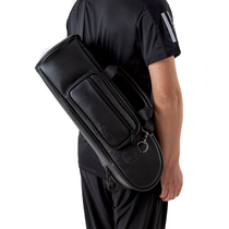 Small instrument bag wind instrument trumpet shockproof leather bag B- flat C- tone trumpet universal portable leather bag imitation leather leather