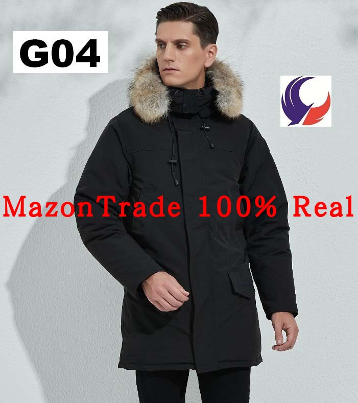 Men's Goose Men Langford down Jacket Real Coyote Fur Parka Men's Goose Men Langford down Jacket Real Coyote Fur Parka