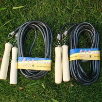 Jump Rope 5 m 7 m 10 m Group Jump Rope Wood Handle Long Jump Rope Multiperson Collective Rubber Jump Rope Professional Jump Rope