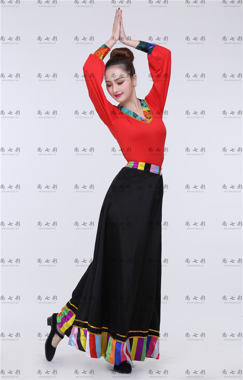 New Square National Dance Dress Tibetan Dance Dress Square Tibetan Dance Square