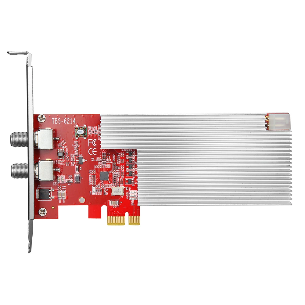 Карта модуляции TBS6214 ISDB-T, 4-портовая PCIE, сигналогенератор