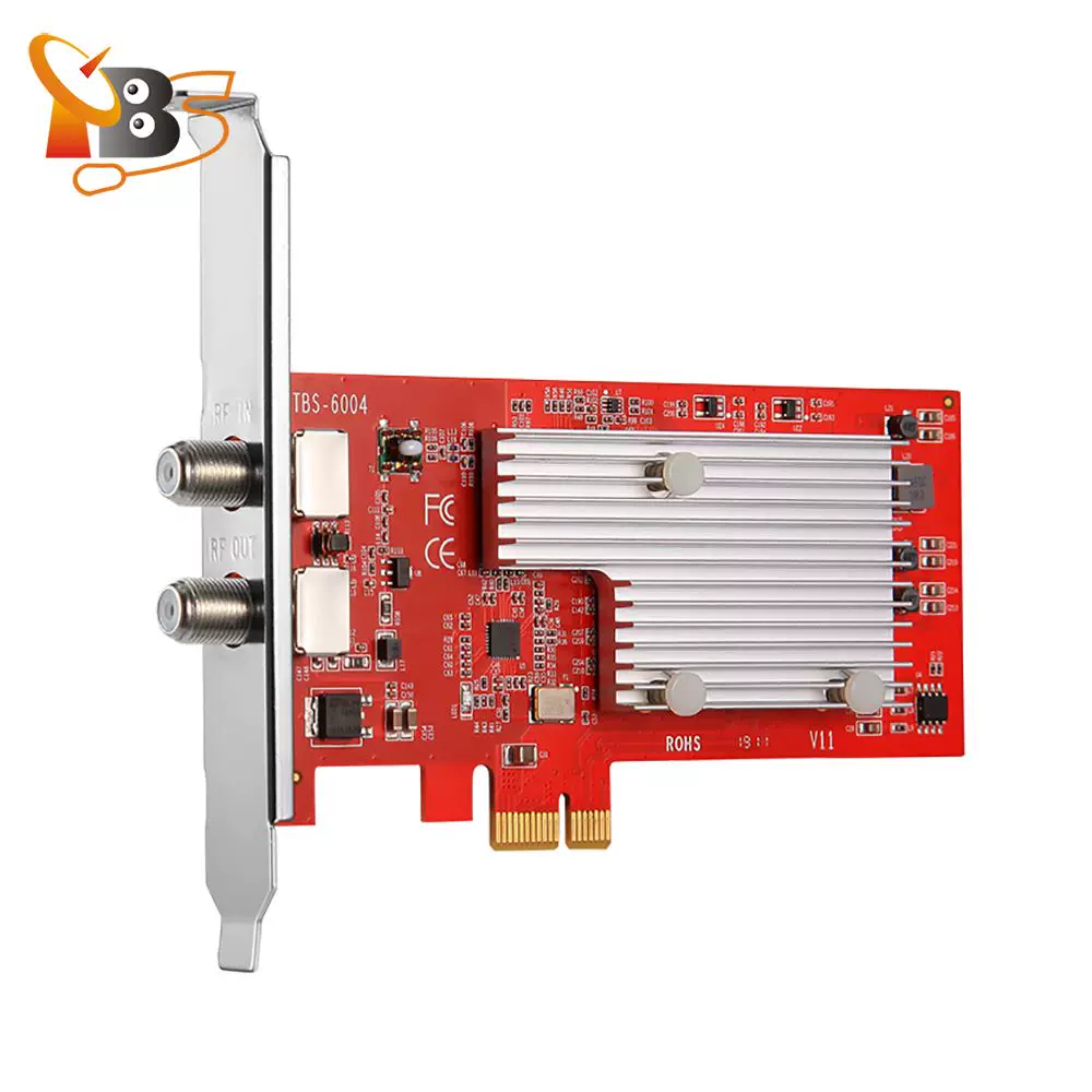 TBS6004 DVB-C 4 Wired QAM modulation card RF output