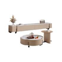 Pashaman coffee table TV cabinet combination home living room small apartment cream style storage furniture storage cabinet tea table