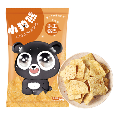 【爆款返场】小狗熊襄阳锅巴128g*4包