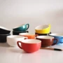 Giải phóng mặt bằng 350ml cốc lớn bằng gốm kéo cốc Cappuccino Cup Zetian Cup phù hợp với tách cà phê cốc latte cup - Cà phê phin cafe đẹp