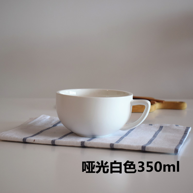 Giải phóng mặt bằng 350ml cốc lớn bằng gốm kéo cốc Cappuccino Cup Zetian Cup phù hợp với tách cà phê cốc latte cup - Cà phê dụng cụ pha cà phê thủ công