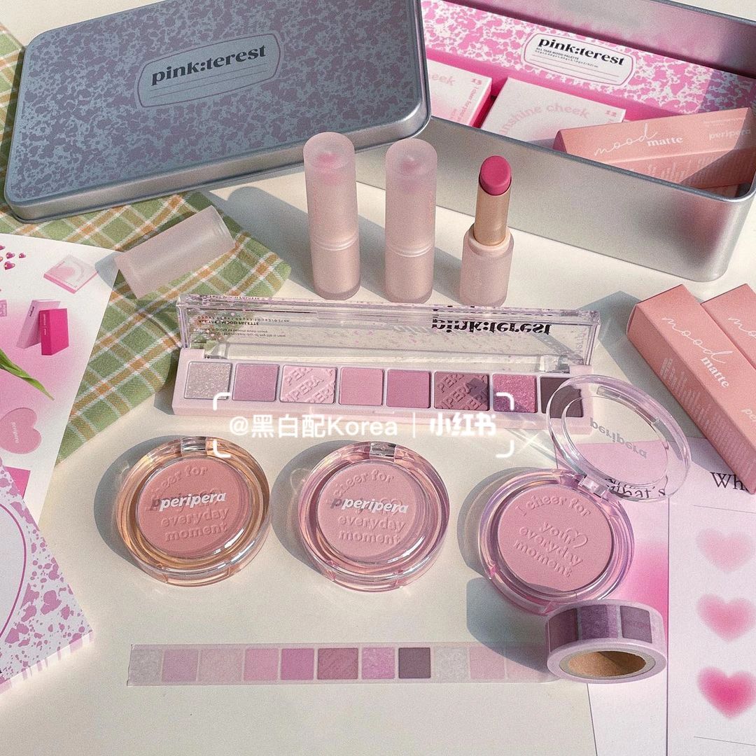 Spring new products South Korean peripera filifira monochrome lettering blush 11 12 12 ruler eye shadow#11