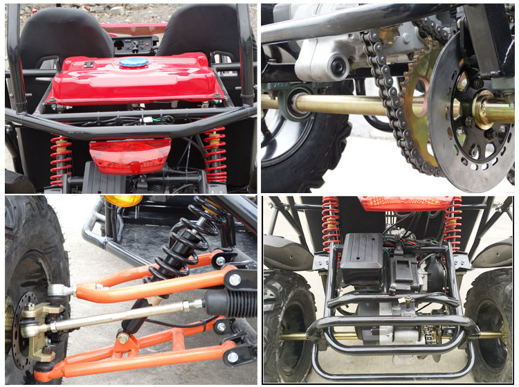 Bốn bánh ổ đĩa đôi karting người lớn bốn bánh off-road ATV xăng leo núi xe máy tất cả các địa hình trôi xe