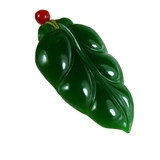 Подвеска Hetian Yushu Leaf Penne в Синьцзяне Кунлун Джаспер на ночь золотые ветви нефритовые листья подвесные джасперские деревья листья