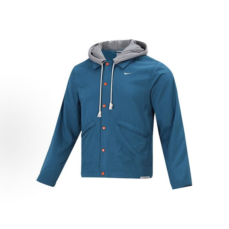 Nike Nike Hooded Jacket Men's Blue Sports Casual Breathable Jacket Sports Style Da6858-404