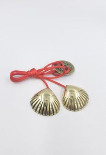 Taoist Supplies Copper Hexagram Cup Shell Style Hexagram Cup Fine Copper Shell Hexagram Cup