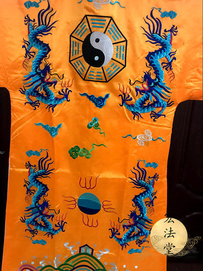 Dao Bagua Taoist Robe, Silong Bagua Clothing, High-Quality Taoist Robe, Taoist Clothing, High-Quality Dragon-Connection Clothing, Taoist Supplies