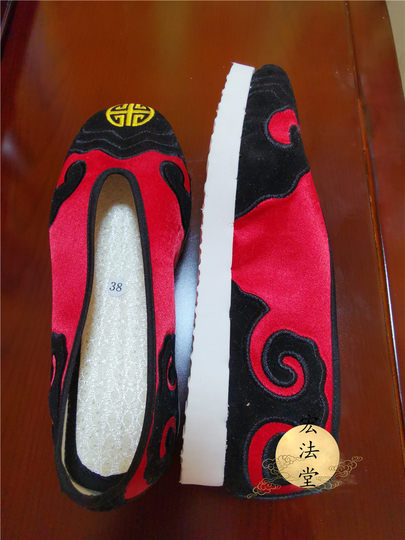 Taoist High-Spirituality Shoes Taoist High-Spirituality Footwear Taoist Cloud Shoes Red Auspicious Cloud Shoes Taoist Supplies Taoist Items