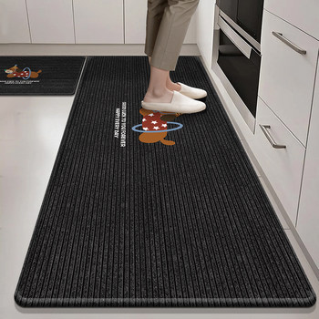Kitchen floor mat is oil-proof, waterproof, oil-proof, wear-resistant and dirt-resistant